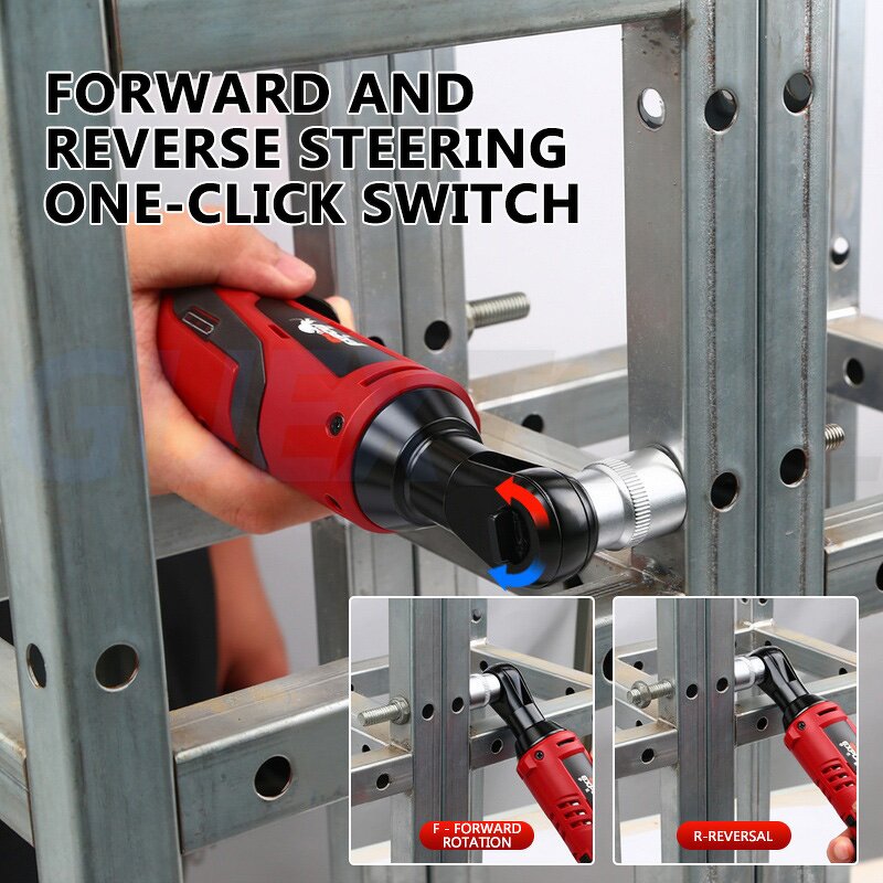 Ratchet Wrench Manufacturer - Right Angle Charging 12v Quick Wrench Tighten Nut