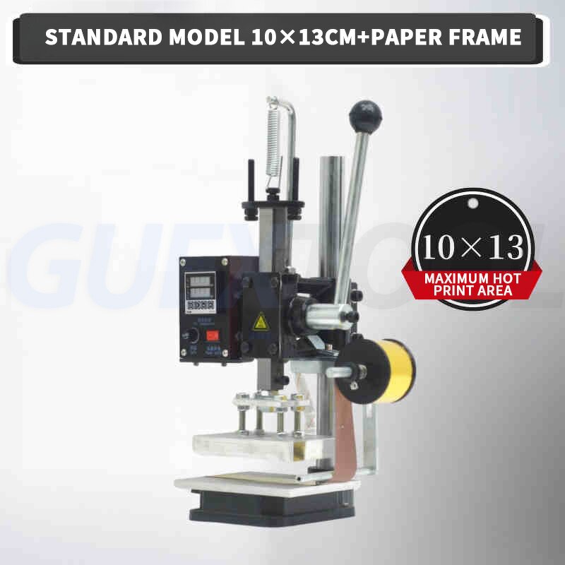 Hot Stamping Machine Factory - 220V Small Manual for Leather Paper Embossing Press