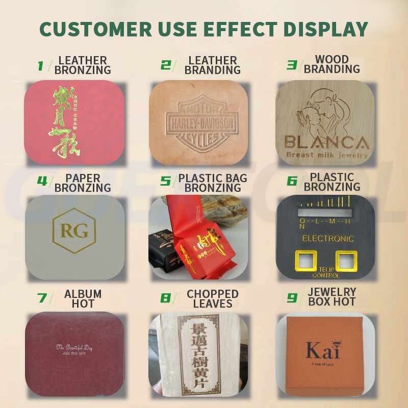 Hand Bronzing Machine Manufacturer - Electric Mini Leather Embossing LOGO Marking Press