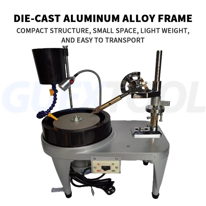Gemstone Polishing Machine Manufacturer - Aluminum Alloy Jade Angle Engraving Seal Flat