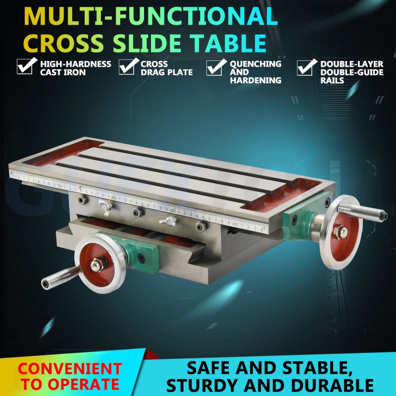 Cross Slide Table Factory - Multifunctional Worktable Milling Machine Stainless Steel PLC
