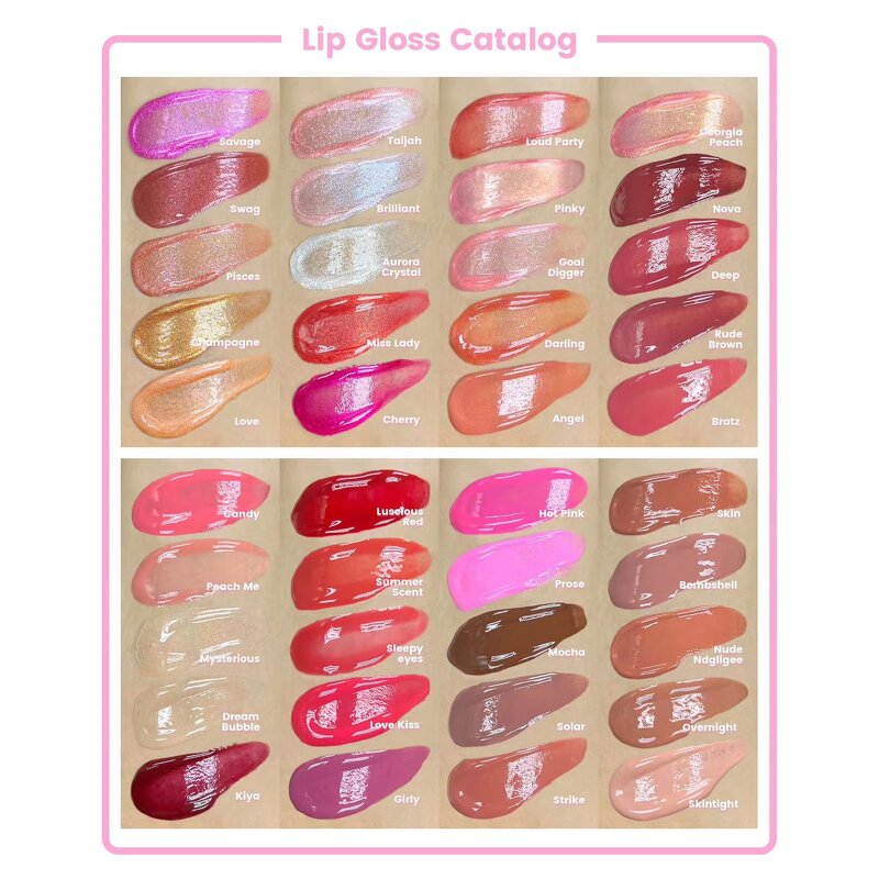 Lip Gloss Factory - OEM High Pigment Vegan Custom Packaging