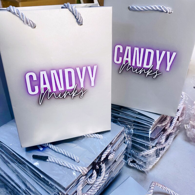 Custom Gift Bags Supplier - OEM Wholesale Beautiful Logo Shopping