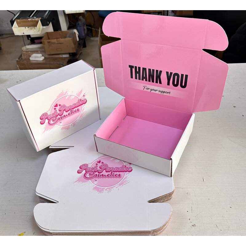 Packaging Paper Box Manufacturer - OEM Custom Printing Rigid Pink