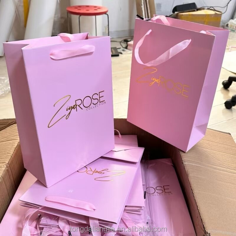 Biodegradable Gift Bag Factory - OEM Custom Printed Kraft Paper