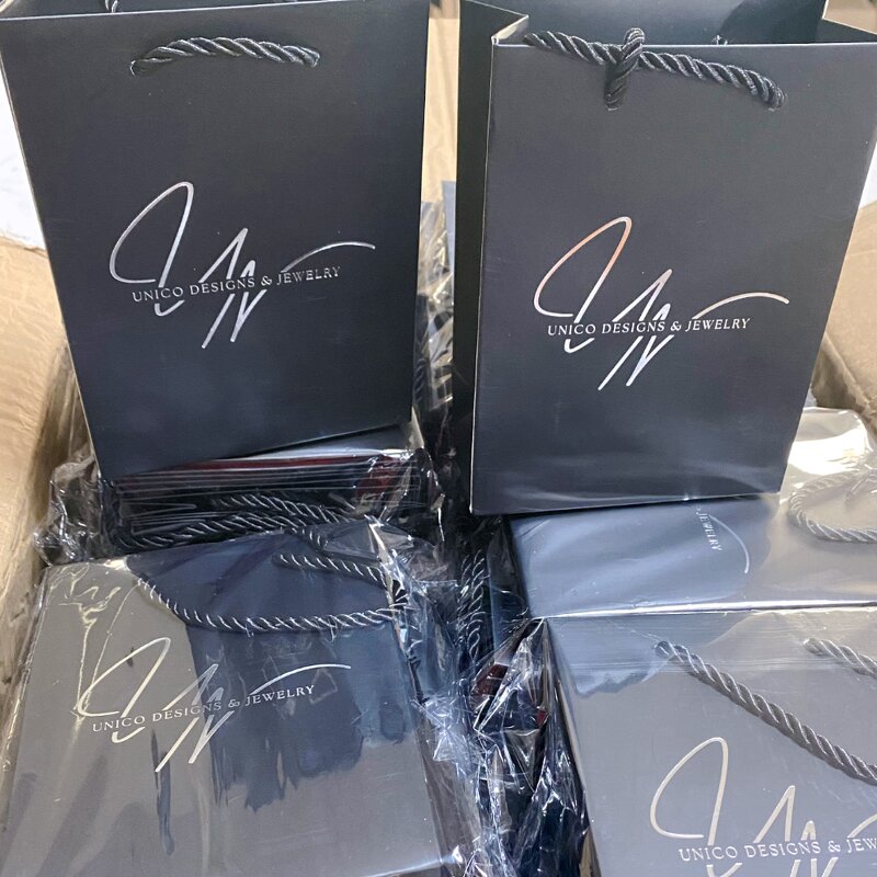 Custom Gift Bags Supplier - OEM Wholesale Beautiful Logo Shopping