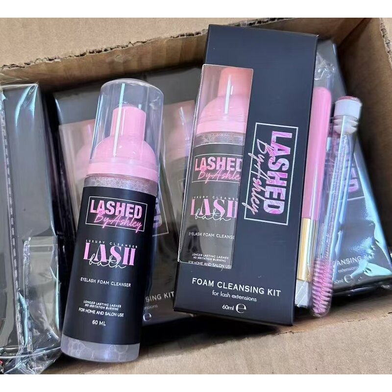 Whipped Cream Lash Shampoo Supplier - OEM Private Label Kit Foam