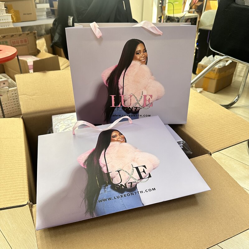 Shopping Paper Bags Factory - OEM Customized China Factory Logo