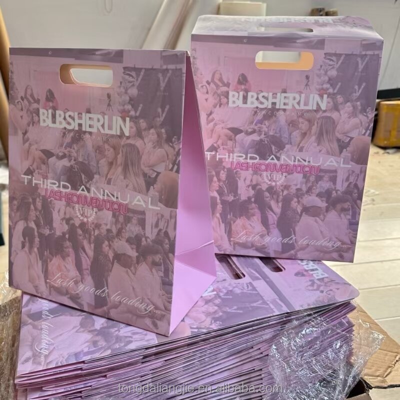 Colorful Gift Bags Manufacturer - OEM Fashion Custom Size Ribbon