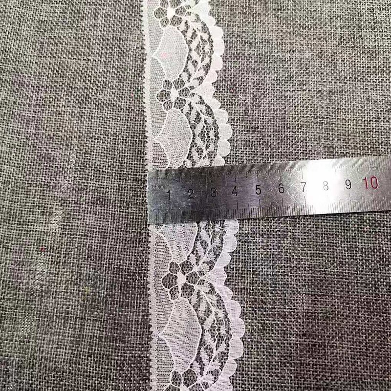 Lace Ribbon Tape Factory - Hot Sale 40MM Embroidered Cords for Sewing Decoration