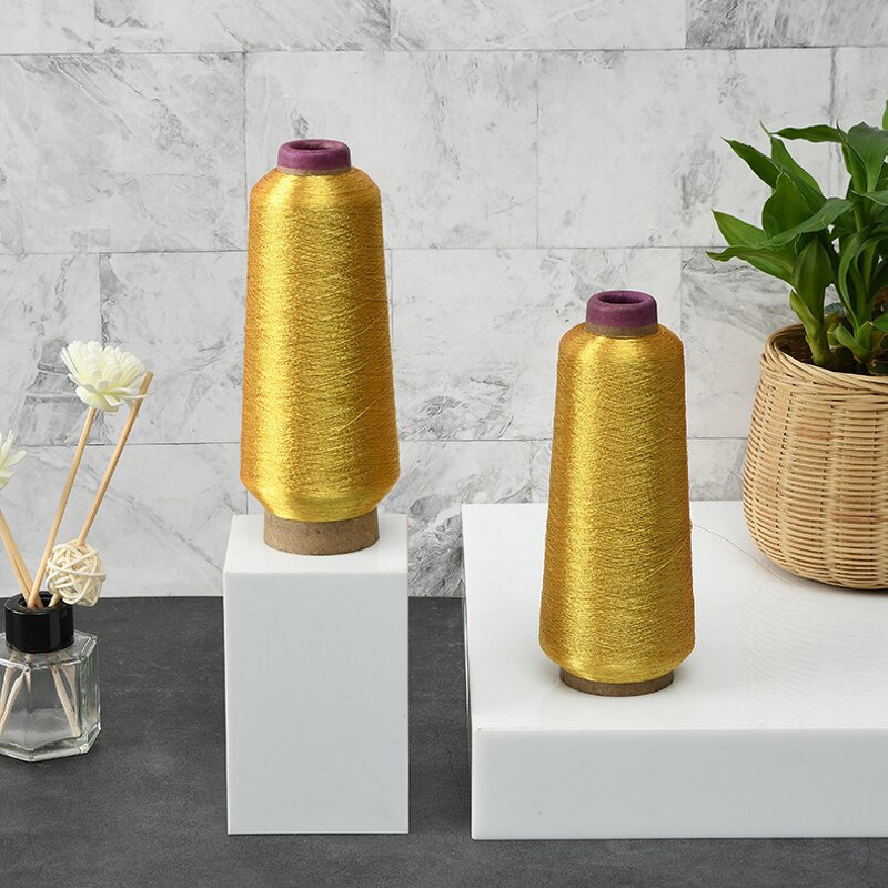 Metallic Yarn Supplier - 2024 Factory Customized 150D Flat Polyester for Embroidery