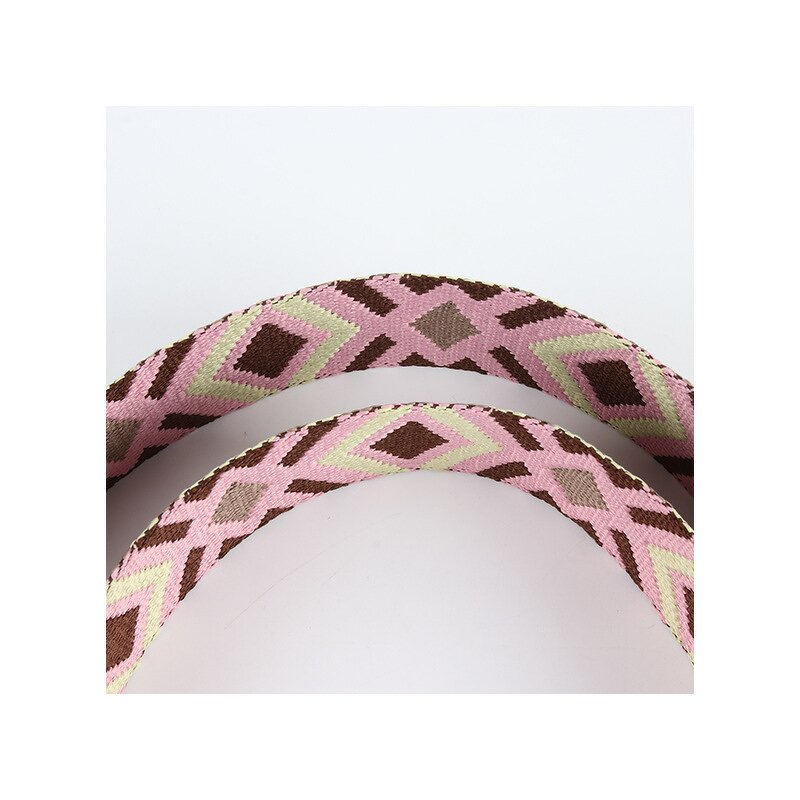 Jacquard Belt Supplier - Ethnic Style 5cm Loop Pattern Embroidered Lace Woven Belt