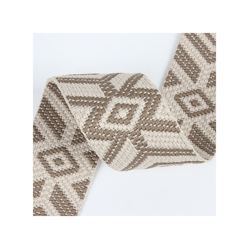 Jacquard Ribbons Manufacturer - Spot Supply Large Diamond Polyester Fashionable Headbands