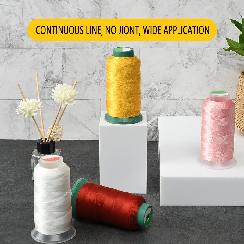Nylon Polyester Sewing Thread Supplier - 2023 Factory Price High Tenacity 210D/3 Waterproof