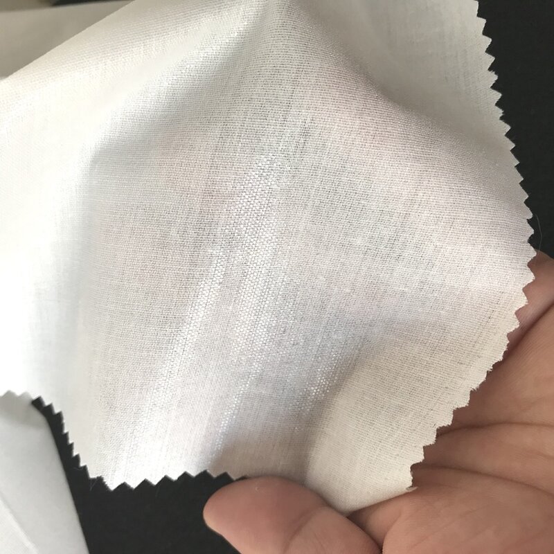 Men's Shirts Collar Interlining Supplier - 100% Cotton Woven HDPE Coated Adhesive Fusible