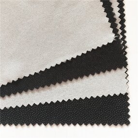 Woven Fusible Interlining Factory - 9900 100% Polyester 75D 55gsm Elastic Soft for Garment