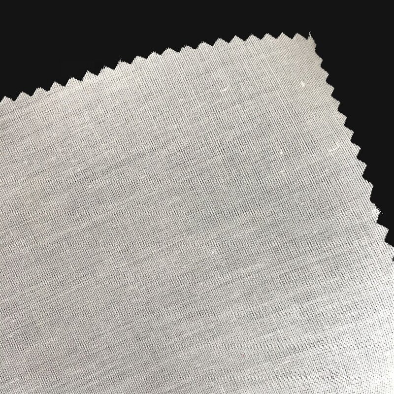 Men's Shirts Collar Interlining Supplier - 100% Cotton Woven HDPE Coated Adhesive Fusible
