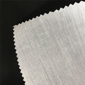 Men's Shirts Collar Interlining Supplier - 100% Cotton Woven HDPE Coated Adhesive Fusible