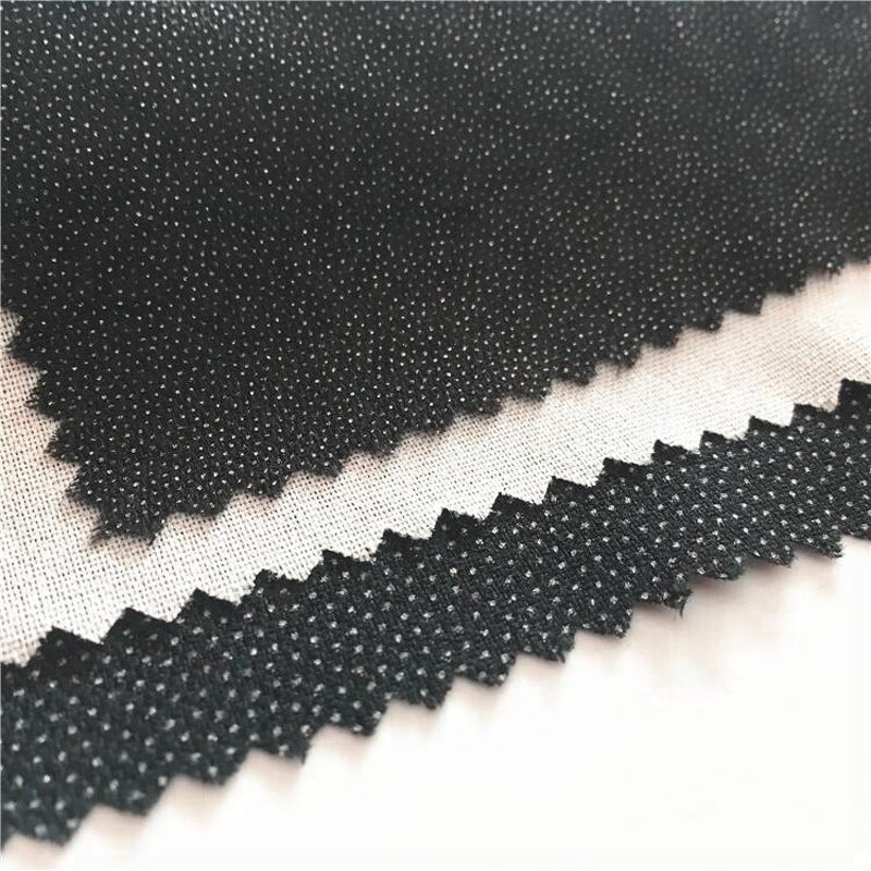 Fusible Woven Interlining Supplier - Water Soluble PES 75D for Business Suit Garment