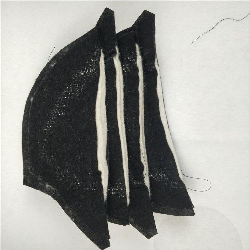 Cotton Decorative Fabric Supplier - Black White 100% Cotton Women's with Foam Shoulder Pad