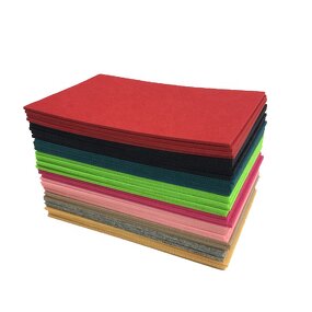 Needle-Punched Non-Woven Fabric Factory - 100% Polyester Eco-Friendly Microfiber for Crafts Toys