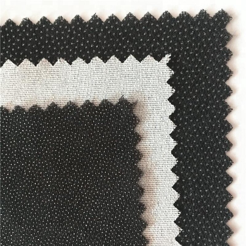 Fusible Woven Interlining Supplier - Water Soluble PES 75D for Business Suit Garment