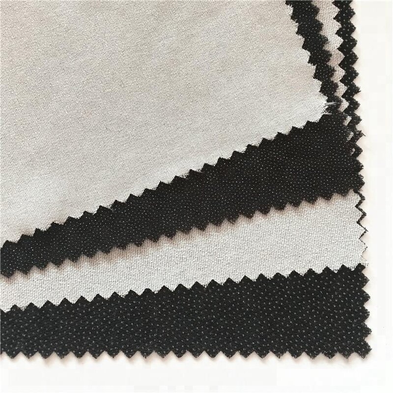 Fusible Woven Interlining Supplier - Water Soluble PES 75D for Business Suit Garment
