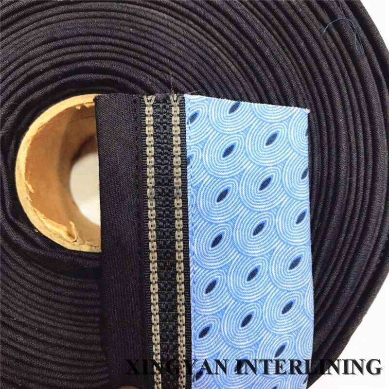 Trousers Waistband Manufacturer - Custom Herringbone Striped Eco-Friendly Cotton Polyester