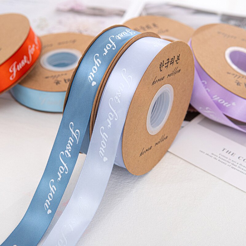 Velvet Ribbon Factory - High Quality Single Face Many Colors 25mm Silk Satin