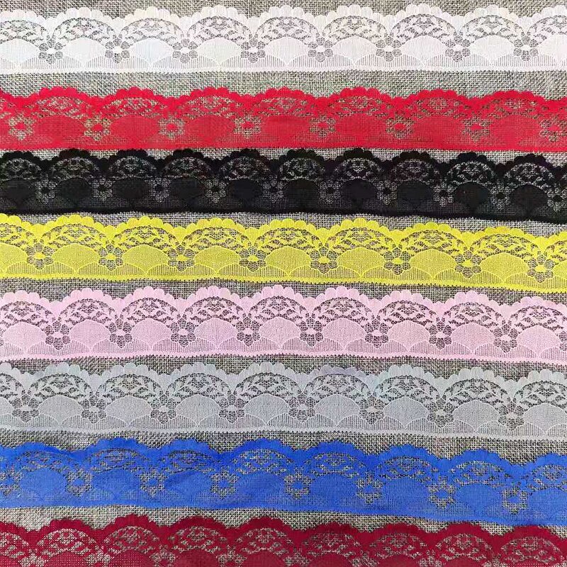 Lace Ribbon Tape Factory - Hot Sale 40MM Embroidered Cords for Sewing Decoration