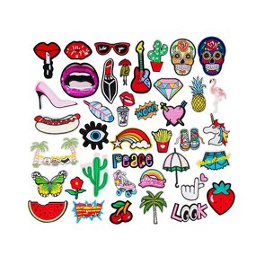 Custom Design Embroidery Badges Manufacturer - Fabric Woven Full Embroidered Logo 3D