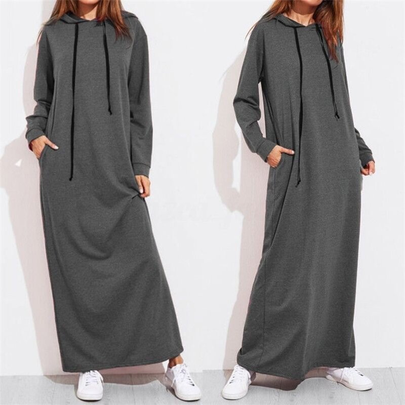 Hoodie Long Dress Supplier - OEM 2020 Autumn Women's Long Dress