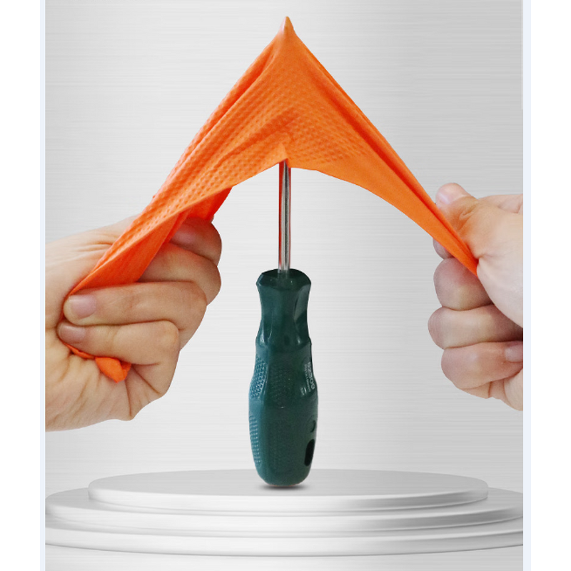 Heavy Duty Nitrile Gloves Manufacturer - OEM 8 Mil Industry Mechanic