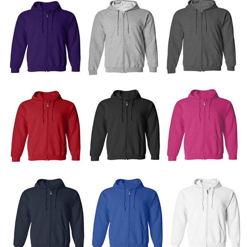 Zip-up Hoodie Manufacturer - OEM 270gsm High Quality Unisex