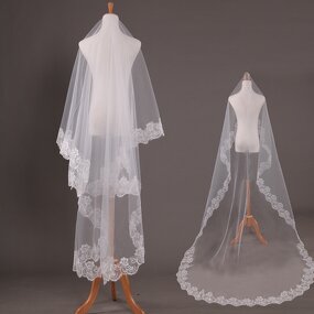 Wedding Veil Factory - OEM Factory Price Fashion White Lace