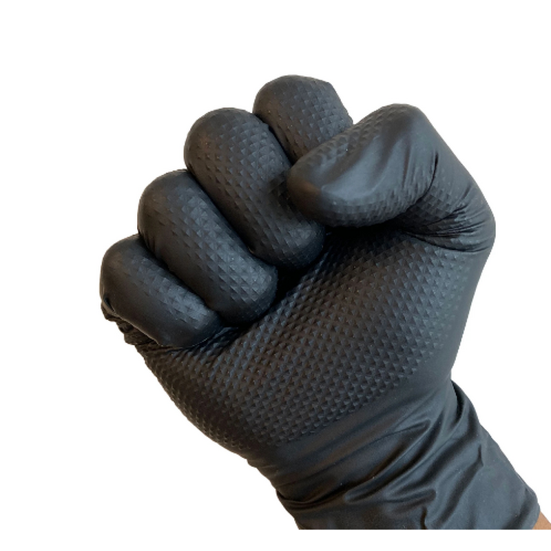 Diamond Texture Gloves Manufacturer - OEM 8 Mil Nitrile Industrial