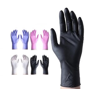 Black Nitrile Glove Supplier - OEM Cheap 9 Inches High Elastic