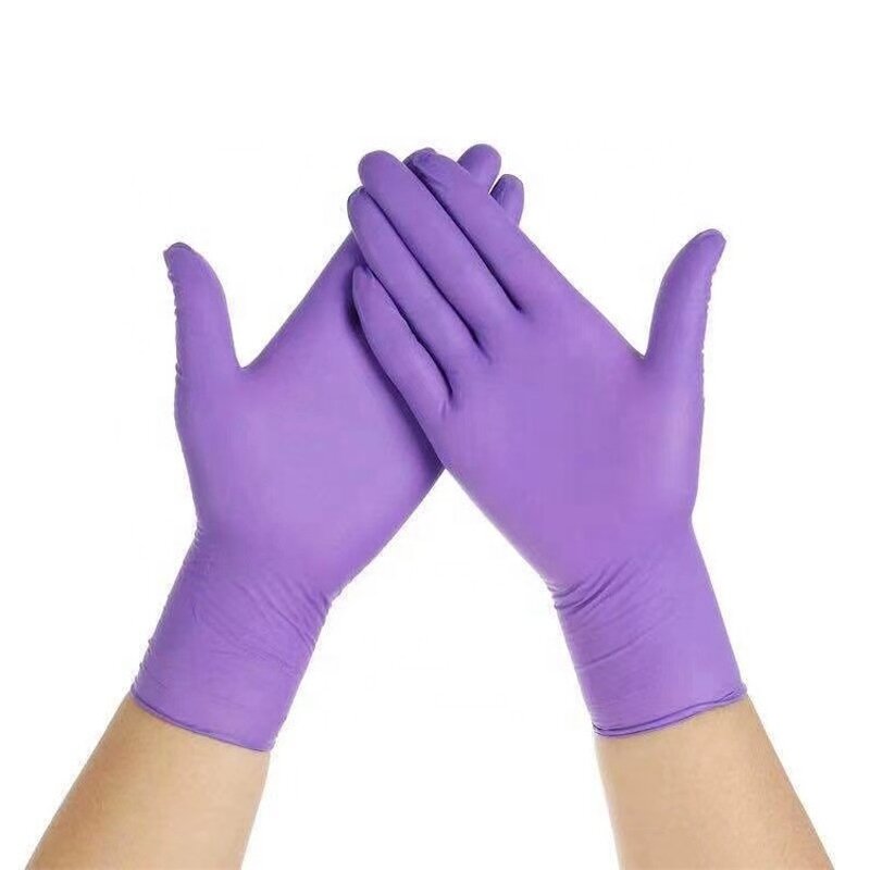 Disposable Nitrile Gloves Supplier - OEM logo Custom Hair Nail