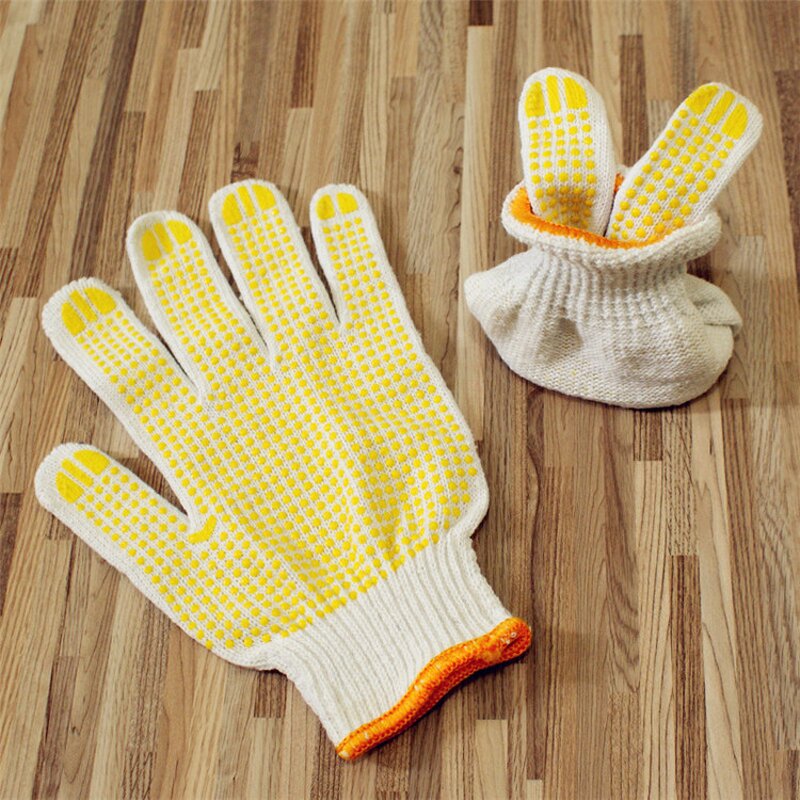 Cotton Working Gloves Supplier - OEM logo Custom BBQ Construction