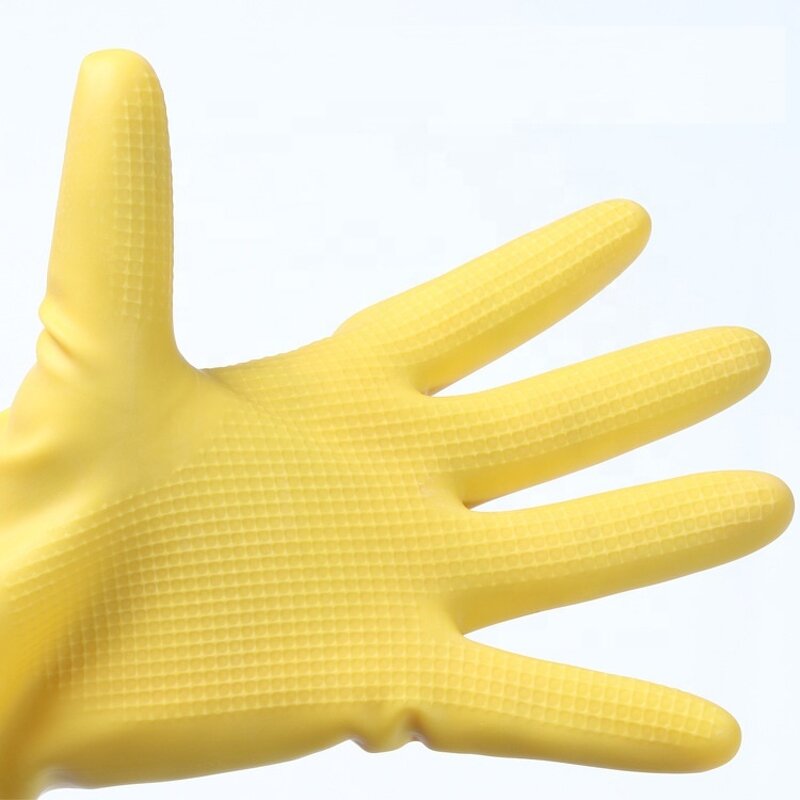 Work Rubber Gloves Supplier - OEM Wholesale Reusable Thick Leather