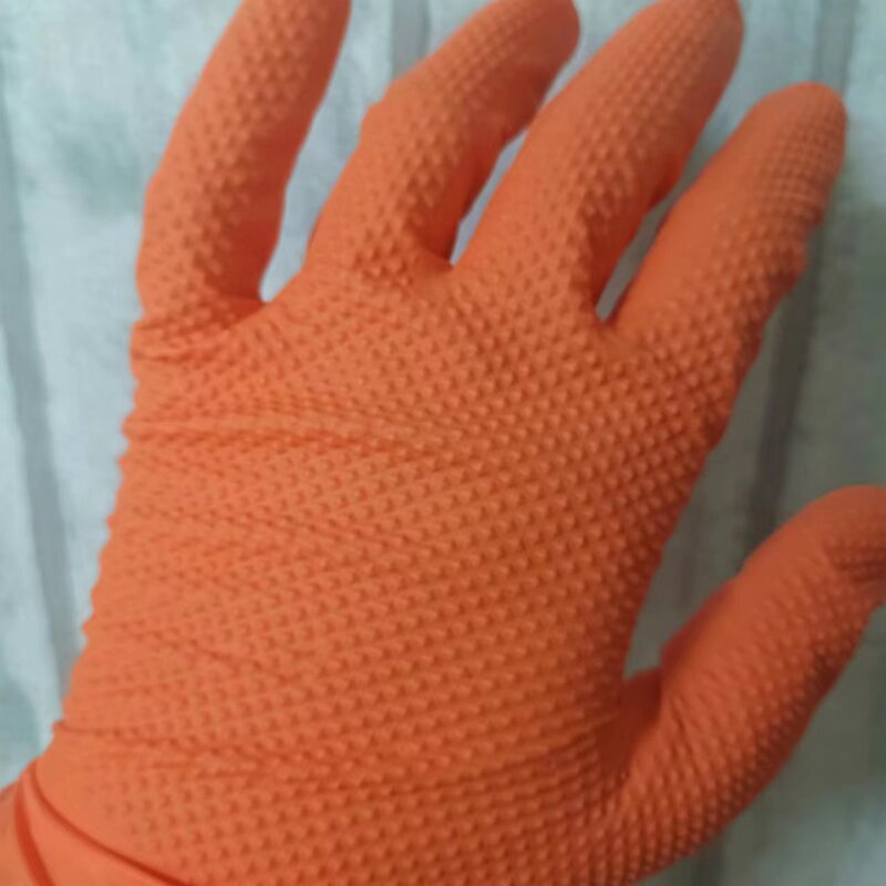 Heavy Duty Nitrile Gloves Manufacturer - OEM 8 Mil Industry Mechanic
