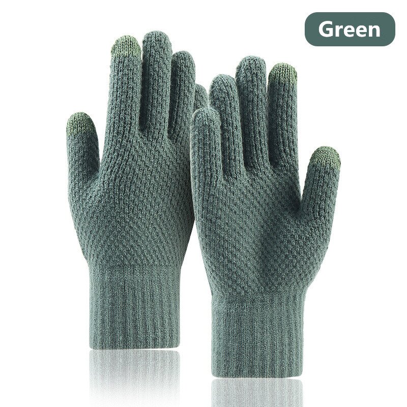 Touch Screen Gloves Manufacturer - OEM Thicken and Warm Knitted