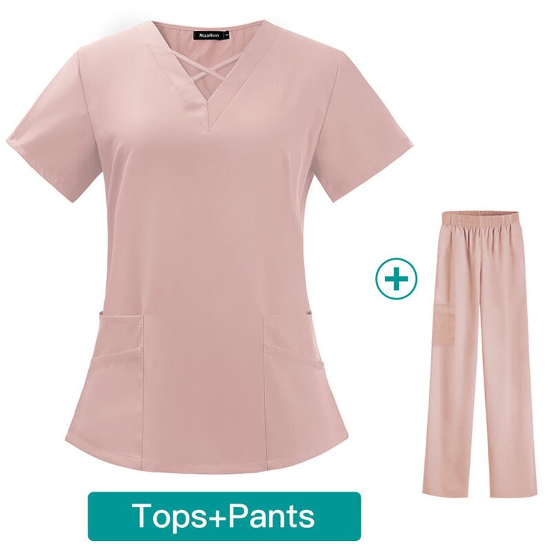Medical Scrubs Set Supplier - OEM 4 Way Stretch Women Wholesale