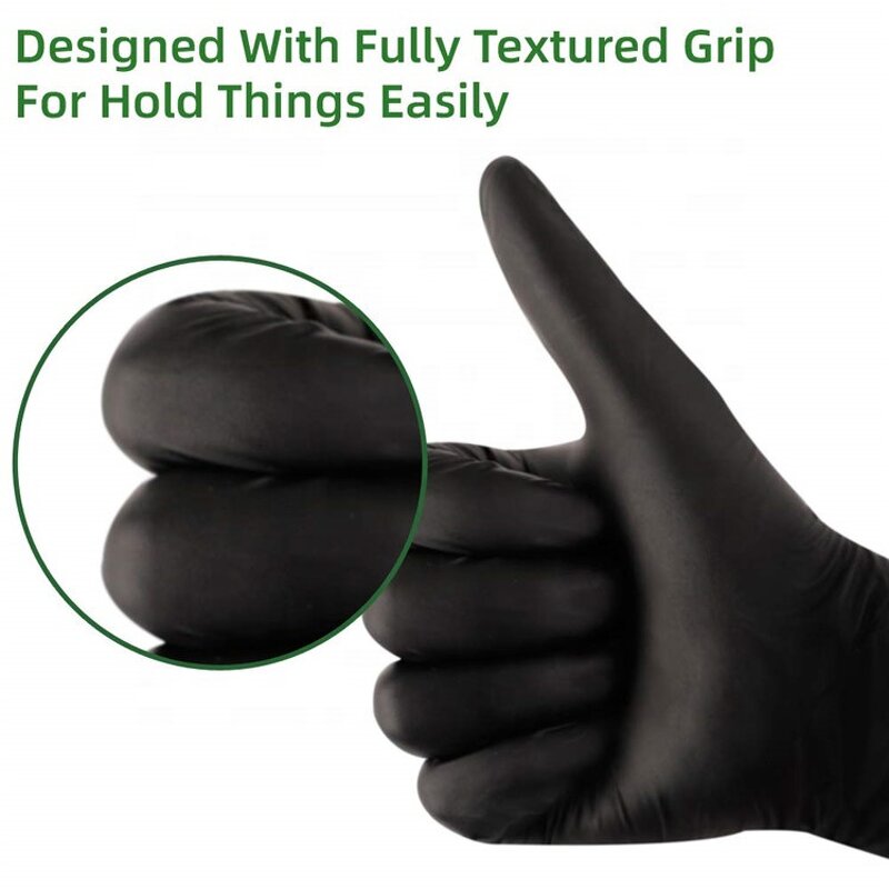 Textured Nitrile Glove Manufacturer - OEM 5mil Full Textured Repair