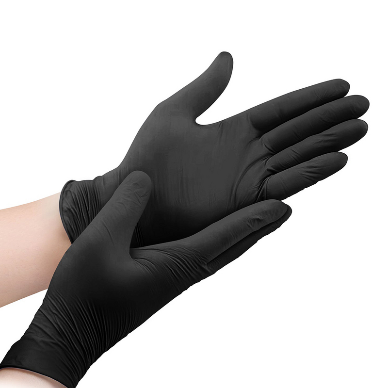 Synthetic Nitrile Gloves Factory - OEM Kitchen Black Blue Rubber