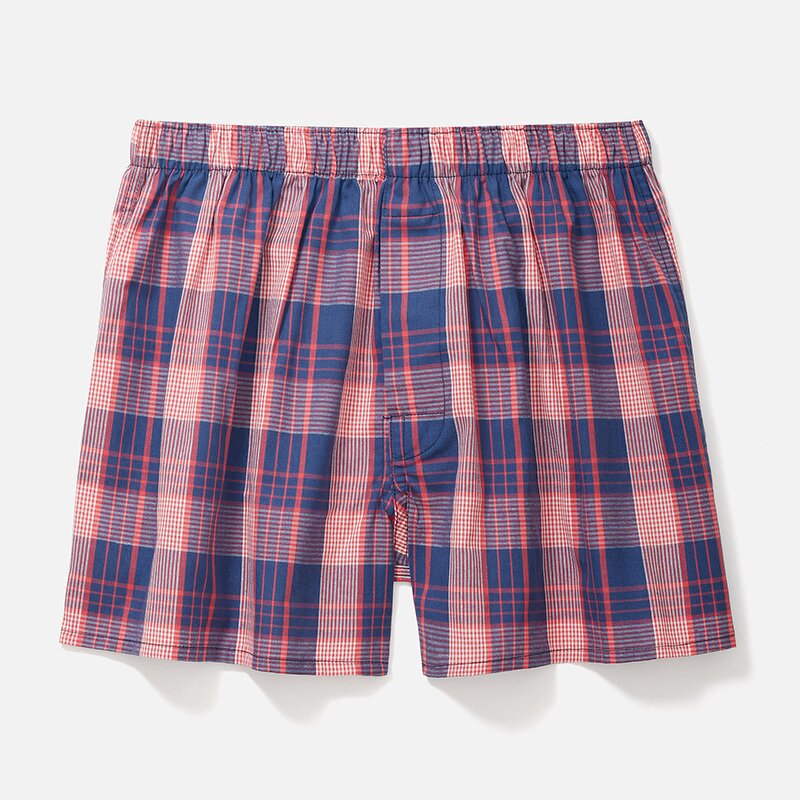 Men's Boxer Shorts Manufacturer - OEM Pure Cotton Woven Loose