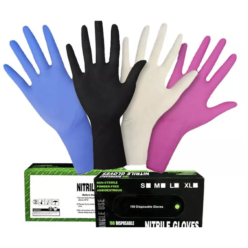 Nitrile Vinyl Gloves Factory - OEM Best Price Multicolored Beauty