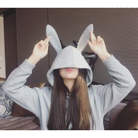 Rabbit Ear Hoodie Factory - OEM Woman Customized logo Long Sleeve