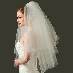 Multi Layers Veil Factory - OEM Cheap Style Fluffy Bridal Veil
