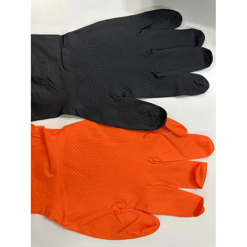 Heavy Duty Nitrile Gloves Manufacturer - OEM 8 Mil Industry Mechanic